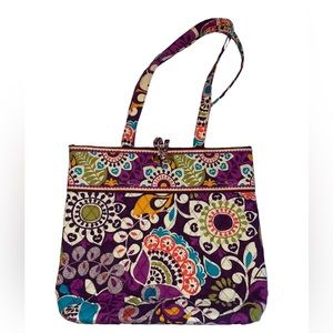 Vera Bradley Tote Plum Crazy
